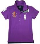 polo ralph lauren tee shirt de femmes pony bouclier purple
